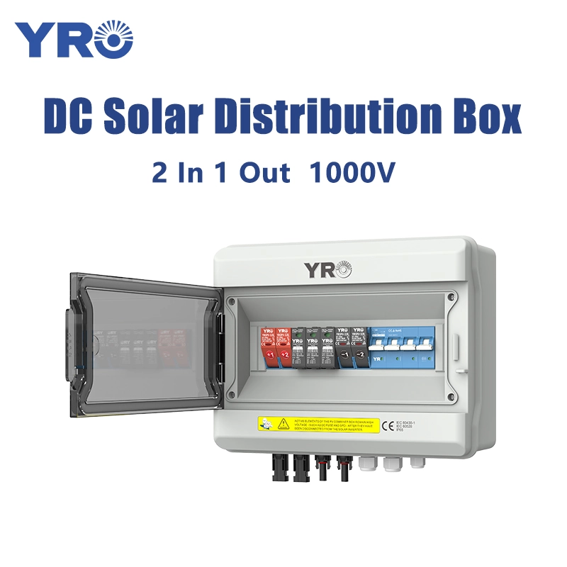 2 in 1 out 1000 V DC napenergia elosztó doboz