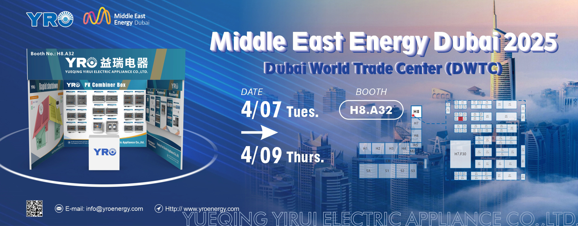 A YRO bemutató a Dubai Energy Expo -nál