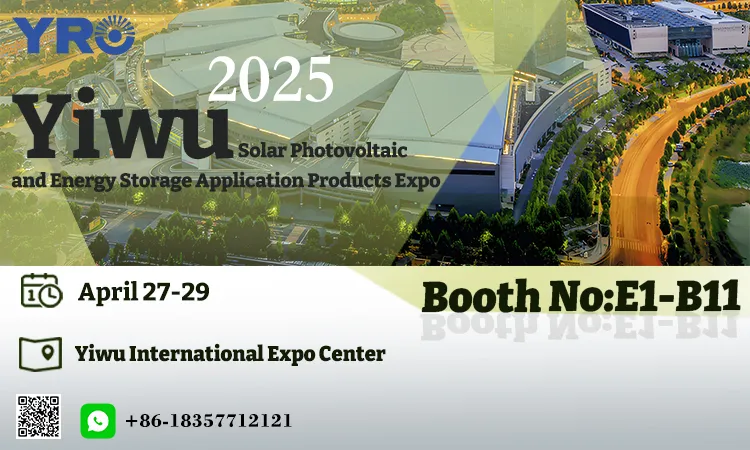 Üdvözöljük a YRO -ban a 2025 -es Yiwu Expo -n
