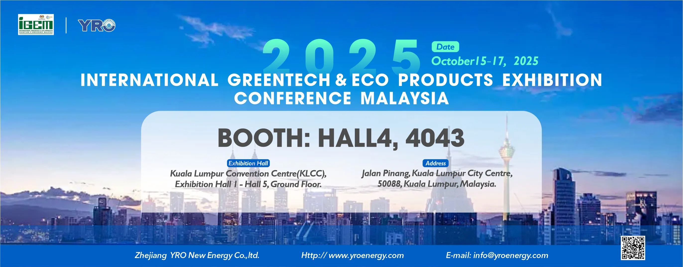 Találkozzon a malajziai kiállításon október 15 -én