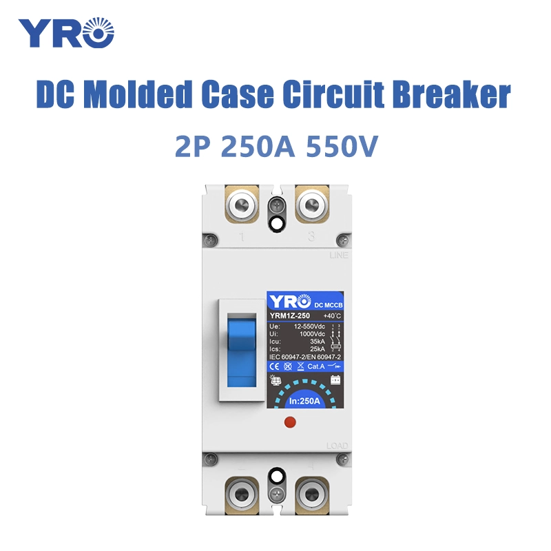 2P 125-250A 550 V DC MCCB