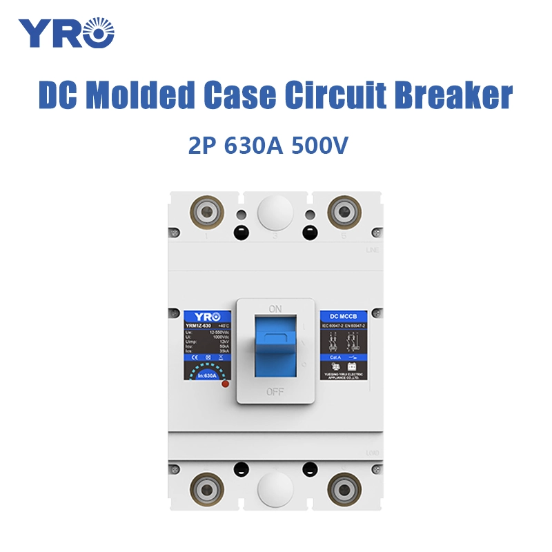 2P 400-630A 500 V DC MCCB