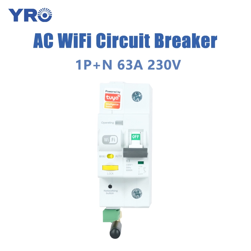 63a 1p n 230 V WiFi AC megszakító