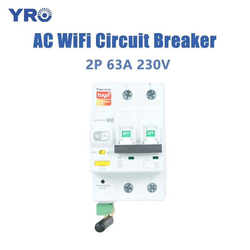 63a 2p 230 V WiFi AC megszakító